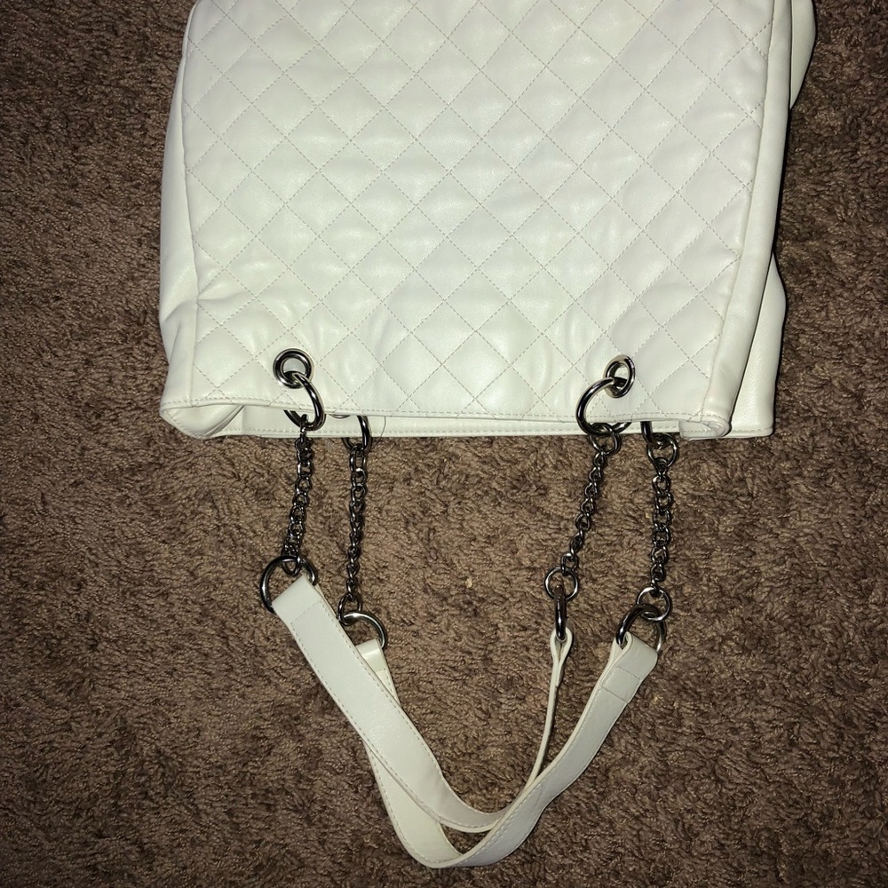 White purse